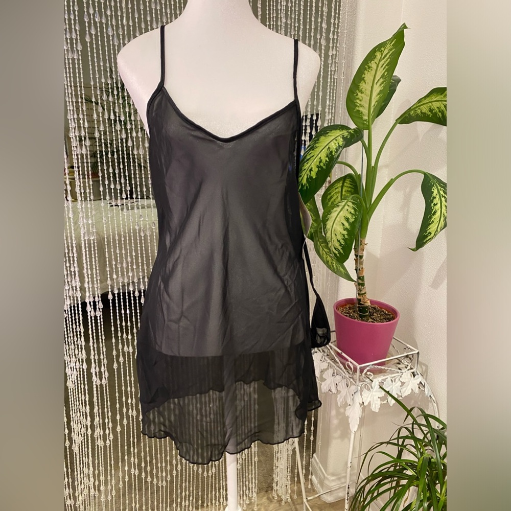 SHIRLEY OF HOLLYWOOD SHEER BABYDOLL NWT